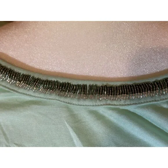 Jennifer Lopez Mint Julip Cold Shoulder Top, Small NWT - Picture 4 of 6